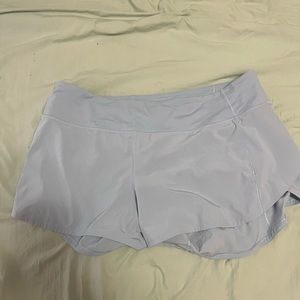 Lululemon Speed Up mid rise shorts